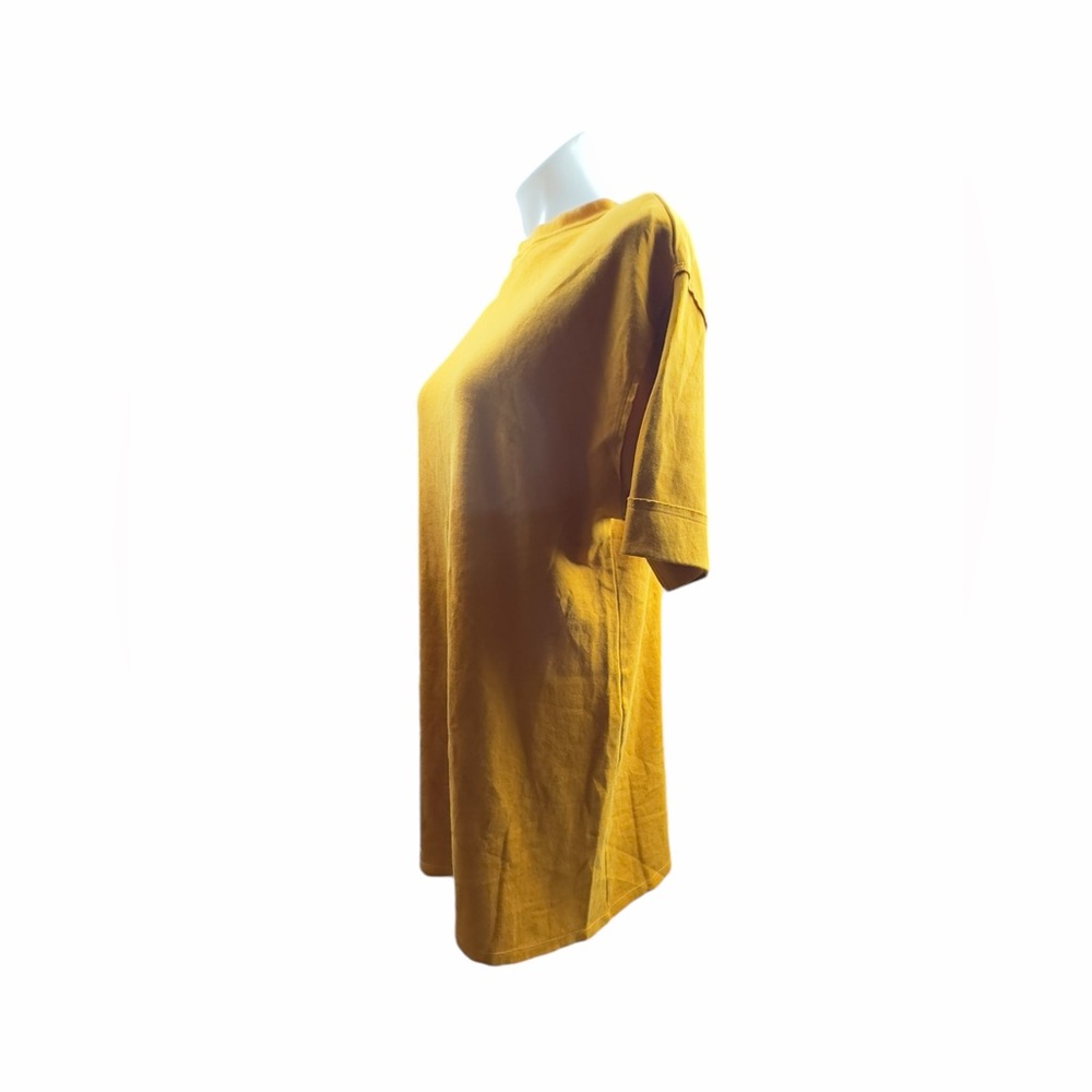 Mustard Yellow T-Shirt Dress